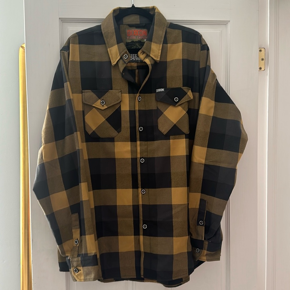 Dixxon The Journey plaid flannel men’s shirt